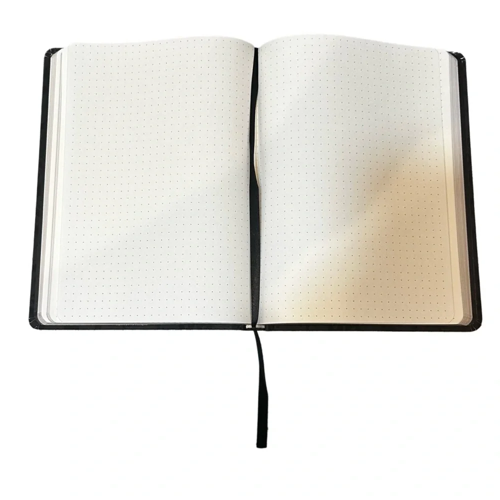 Threshold Black Leopard Print Notebook